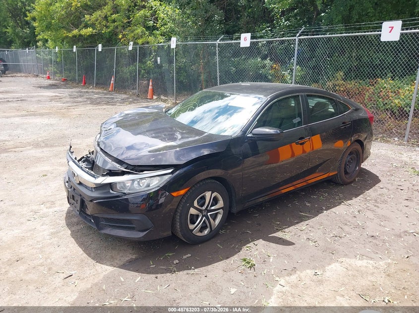 Vin: 2hgfc2f57jh509825, lot: 46261952, honda civic lx 20182