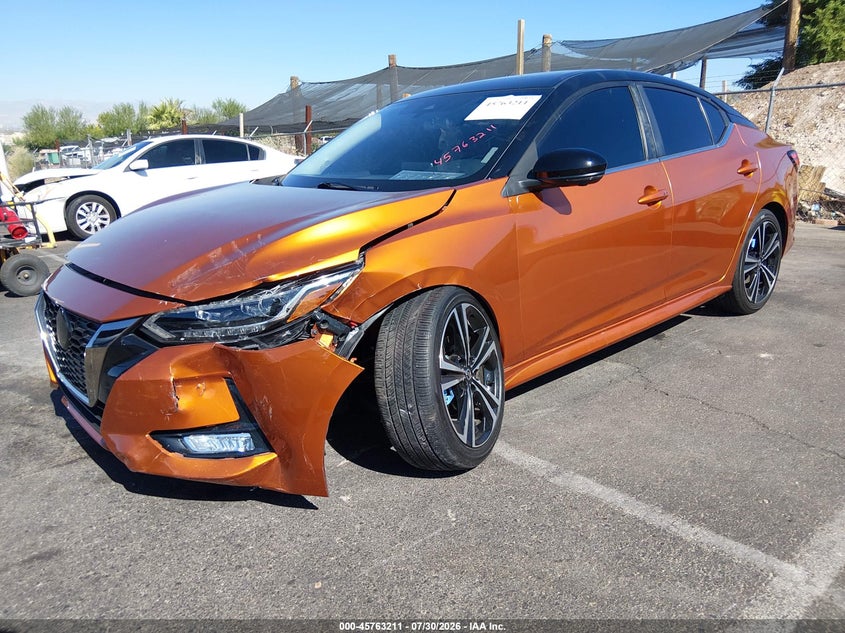 Vin: 3n1ab8dv0py287233, lot: 46261960, nissan sentra sr xtronic cvt 20232