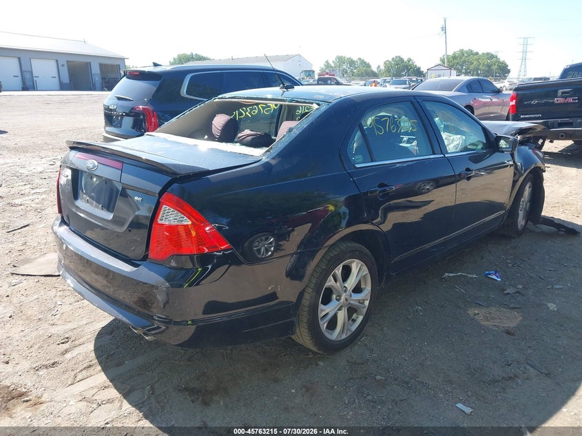 Vin: 3fahp0haxcr175216, lot: 46261964, ford fusion se 20124