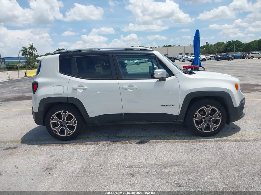 2016 JEEP RENEGADE SPORT UTILITY VEHICLE 2.4L I-4 VVT, 180HP