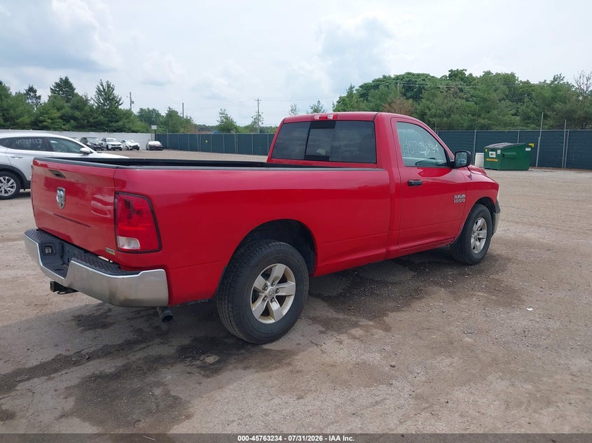 Vin: 3c6jr6dg4dg588384, lot: 46261983, ram 1500 tradesman 20134