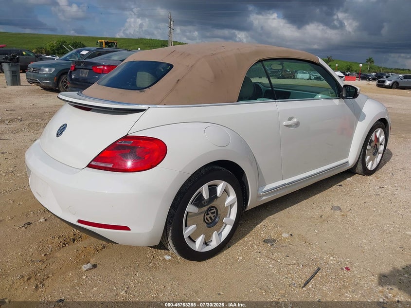 Vin: 3vw5p7at3dm815800, lot: 46262034, volkswagen beetle 2.5l 20134