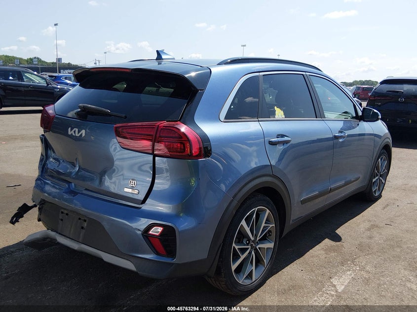 Vin: kndcc3lc7n5536711, lot: 46262044, kia niro touring se 20224