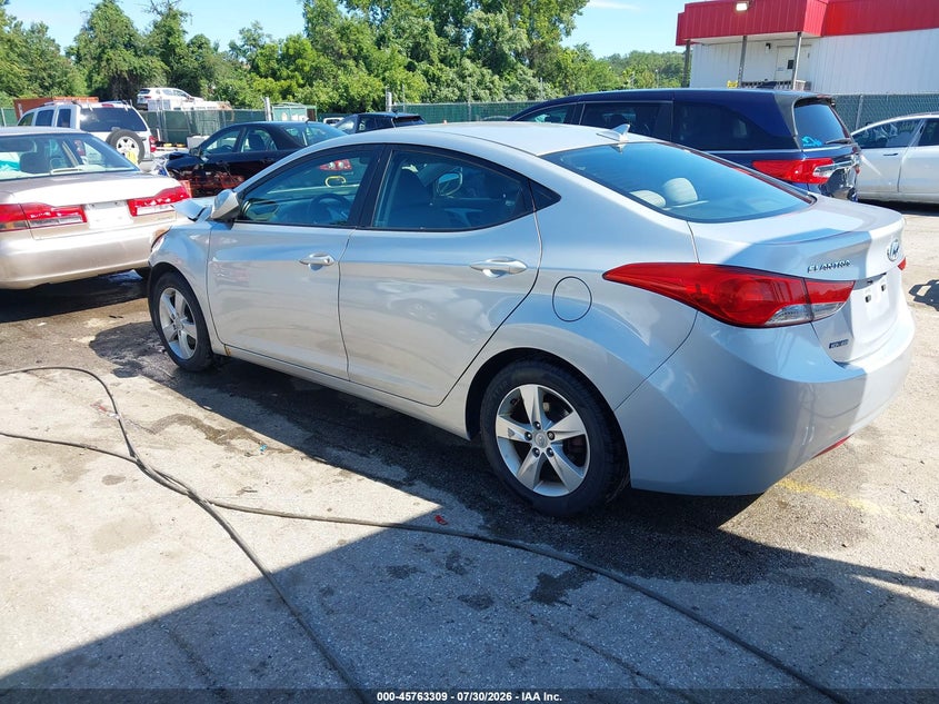 Vin: 5npdh4ae7dh162244, lot: 46262058, hyundai elantra gls 20133