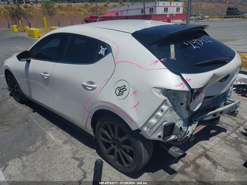 Vin: jm1bpbny8m1401195, lot: 46262060, mazda mazda3 2.5 turbo premium plus 20213