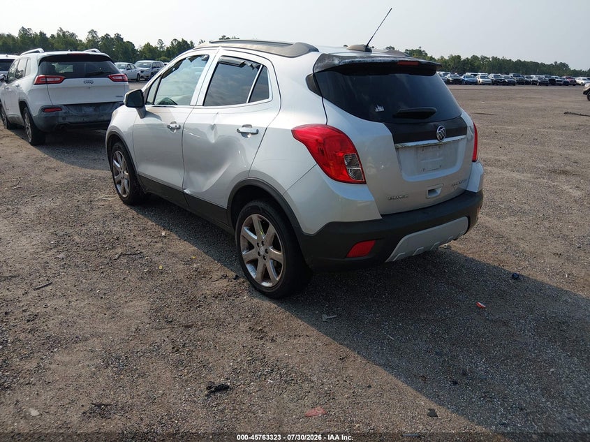 Vin: kl4cjcsb0gb633262, lot: 46262072, buick encore leather 20163