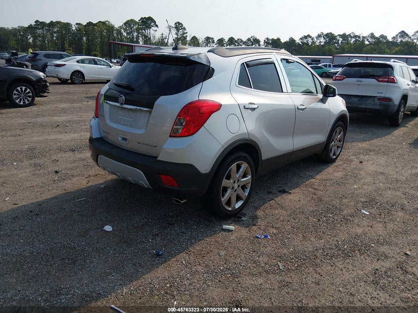 Vin: kl4cjcsb0gb633262, lot: 46262072, buick encore leather 20164