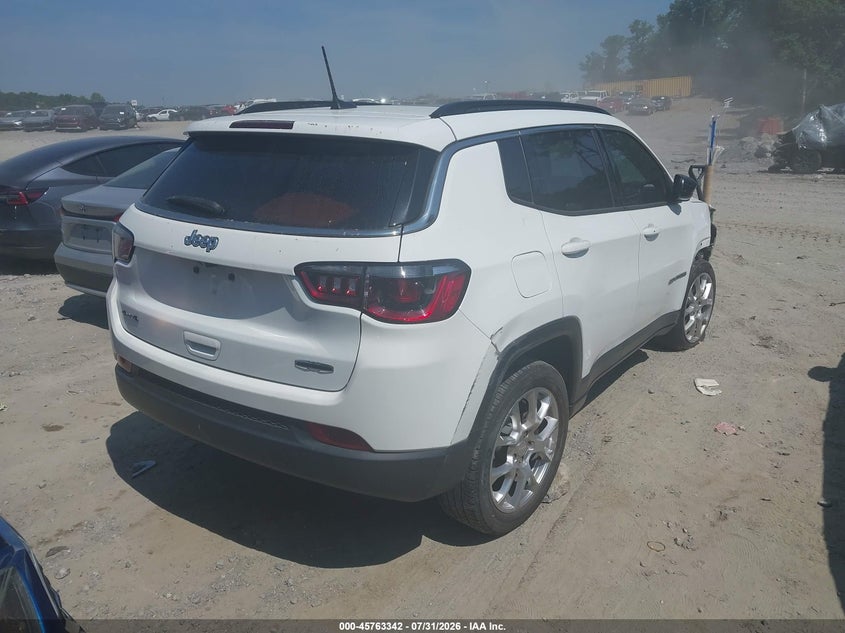 Vin: 3c4njdfn2pt573394, lot: 46262091, jeep compass latitude lux fwd 20234
