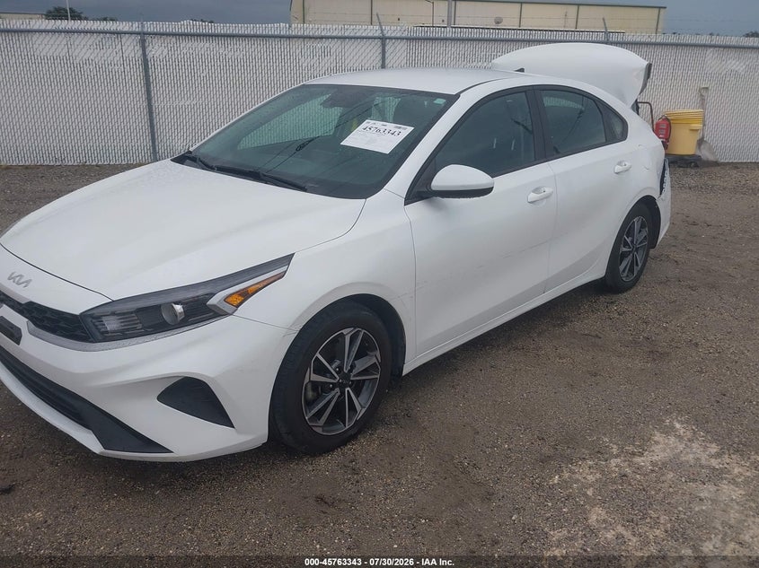 Vin: 3kpf24ad7pe569426, lot: 46262092, kia forte lxs 20232