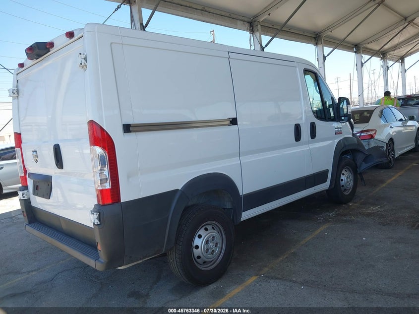 Vin: 3c6lrvng4ne118922, lot: 46262095, ram promaster 1500 low roof 118 wb 20224