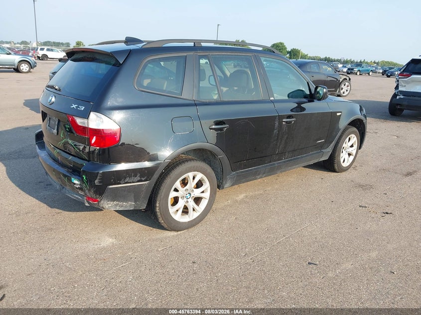 Vin: wbxpc9c41awj36230, lot: 46262143, bmw x3 xdrive30i 20104