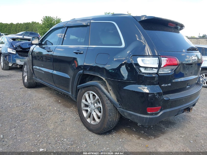 Vin: 1c4rjfag0mc777298, lot: 46262171, jeep grand cherokee laredo x 4x4 20213