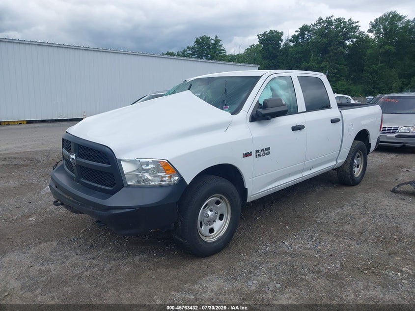 Vin: 1c6rr7kt4js278989, lot: 46262181, ram 1500 tradesman  4x4 5'7 box 20182