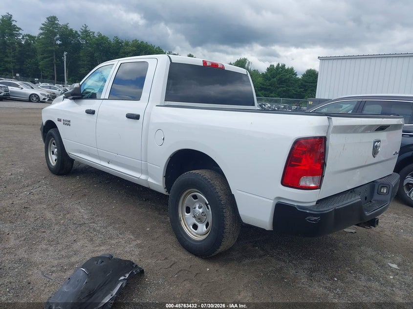 Vin: 1c6rr7kt4js278989, lot: 46262181, ram 1500 tradesman  4x4 5'7 box 20183
