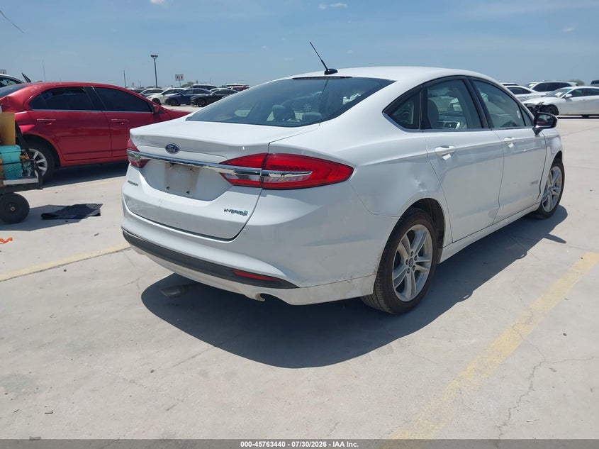 Vin: 3fa6p0uu9jr142373, lot: 46262189, ford fusion hybrid s 20184