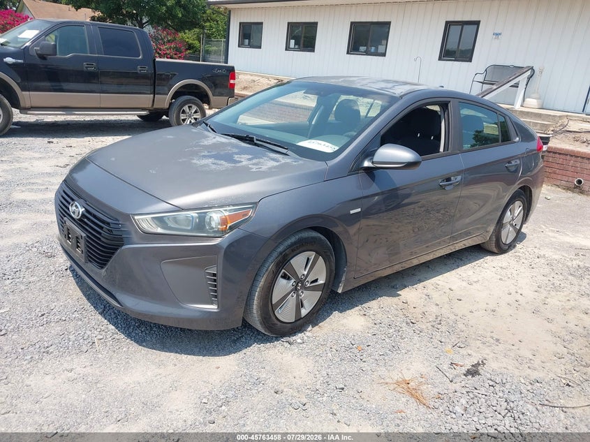 Vin: kmhc65lc6ju099928, lot: 46262207, hyundai ioniq hybrid blue 20182