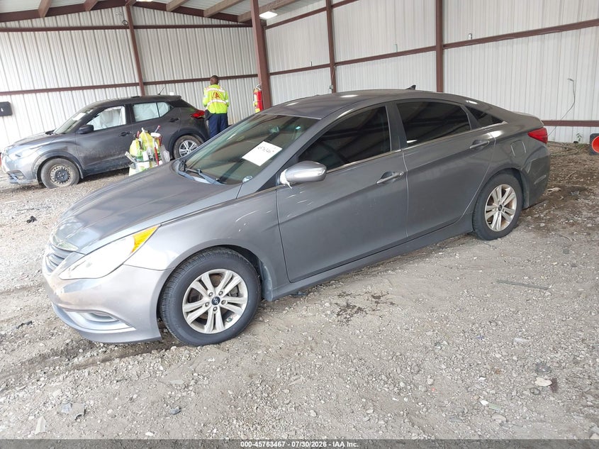 Vin: 5npeb4ac7eh942217, lot: 46262216, hyundai sonata gls 20142