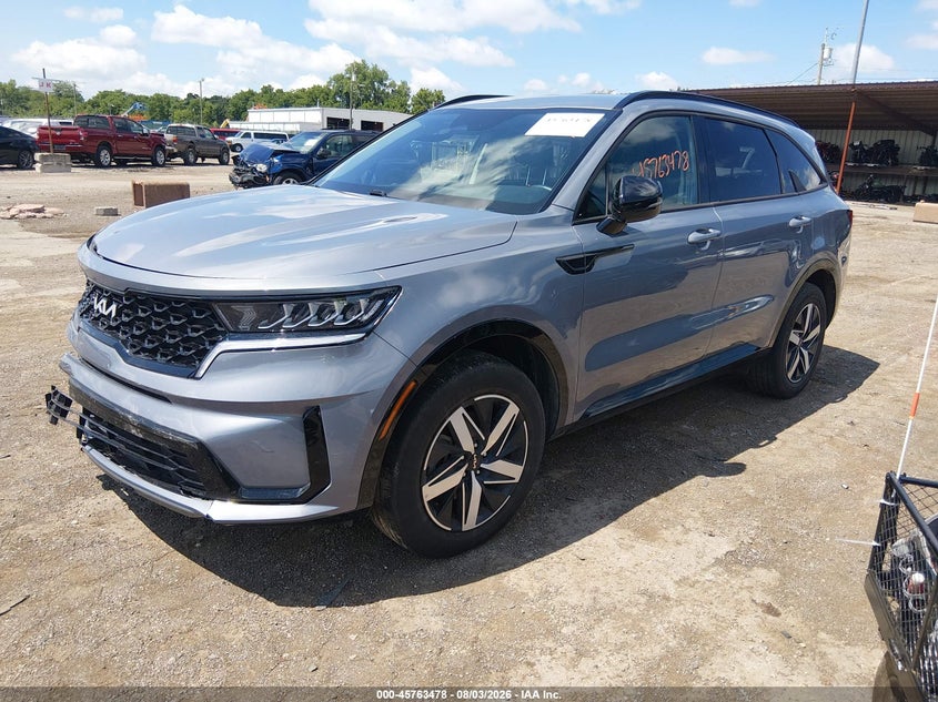 Vin: 5xyrl4lc9pg201489, lot: 46262227, kia sorento s 20232