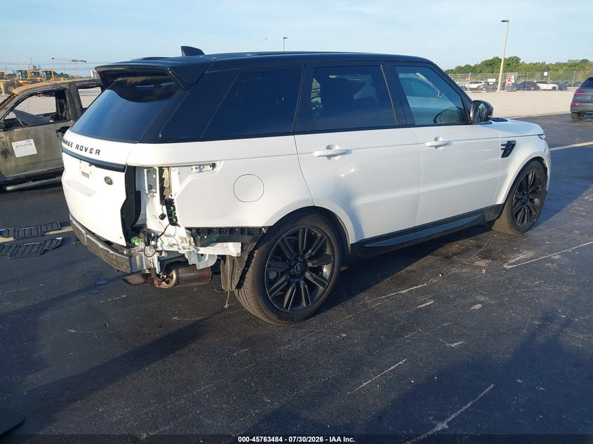 Vin: salwr2su4ma763353, lot: 46262233, land rover range rover sport hse silver edition mhev 20214