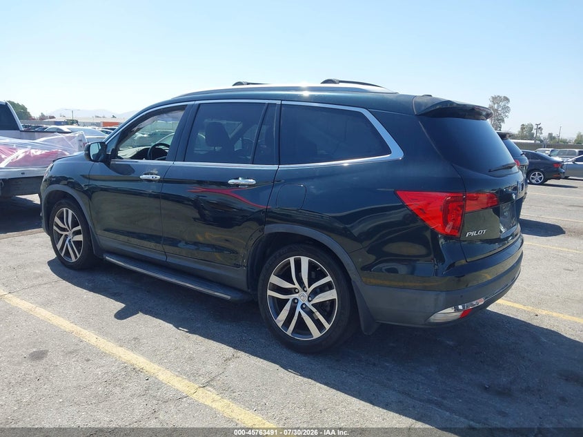 Vin: 5fnyf6h93gb125593, lot: 46262240, honda pilot touring 20163