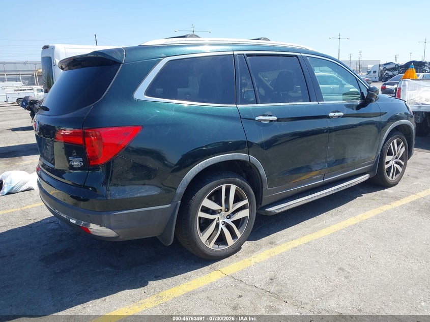 Vin: 5fnyf6h93gb125593, lot: 46262240, honda pilot touring 20164