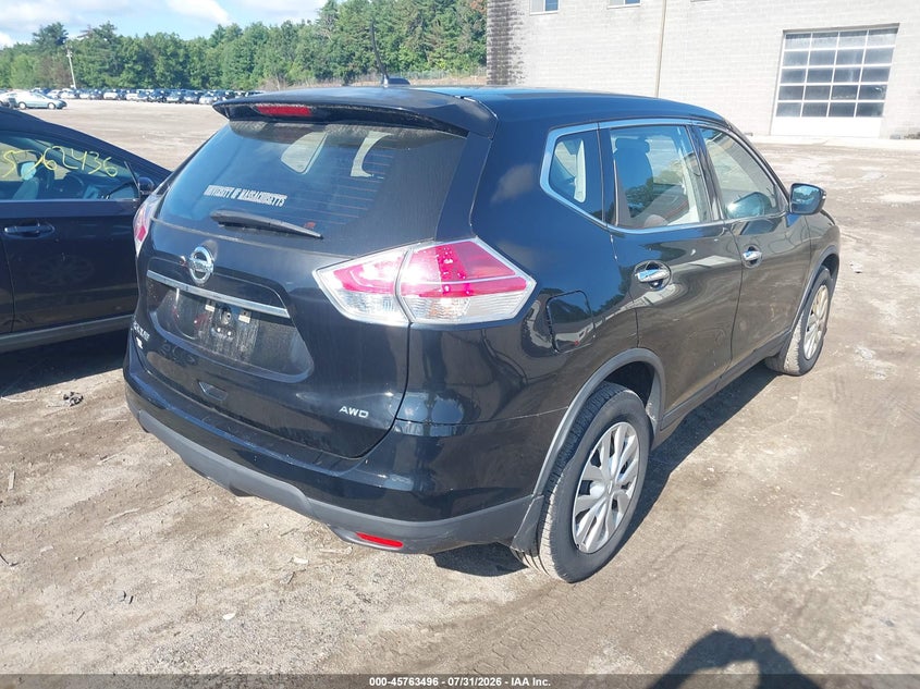 Vin: knmat2mv2fp537840, lot: 46262245, nissan rogue s 20154