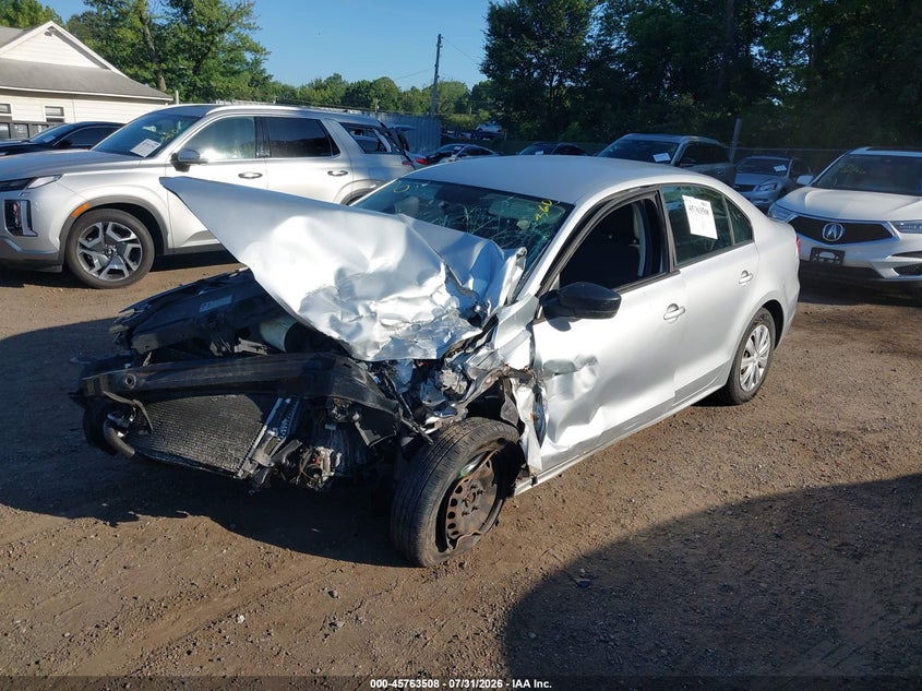 Vin: 3vw2k7aj4bm108041, lot: 46262257, volkswagen jetta 2.0l s 20112