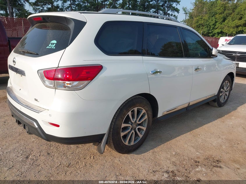 Vin: 5n1ar2mn2ec653555, lot: 46262264, nissan pathfinder sl 20144