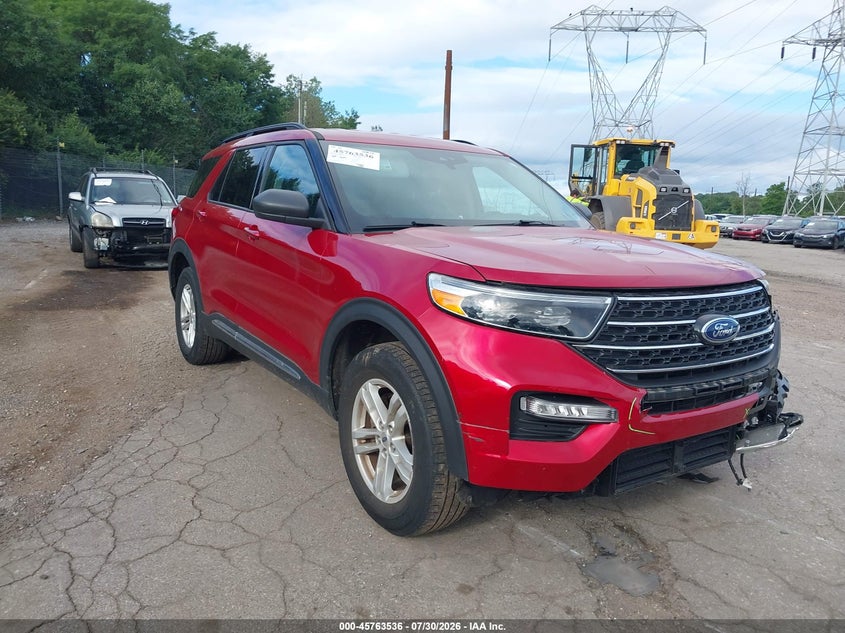 Vin: 1fmsk8dh6pgc41091, lot: 46262285, ford explorer xlt 2023 img_1