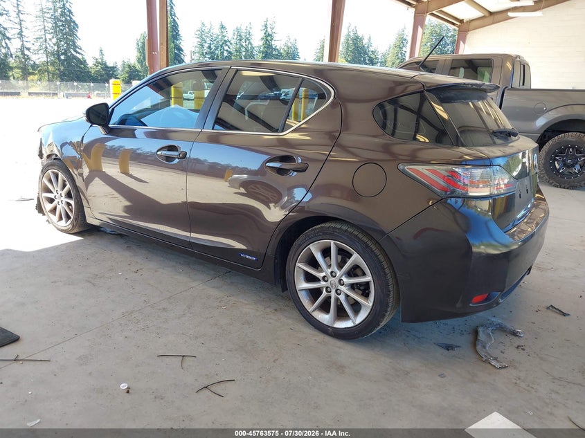 Vin: jthkd5bh7b2003707, lot: 46262324, lexus ct 200h premium 20113