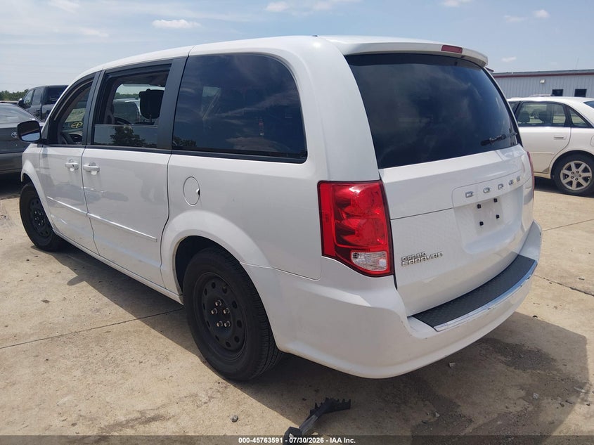 Vin: 2c4rdgbg1er285724, lot: 46262340, dodge grand caravan se 20143