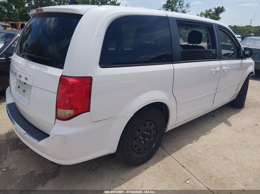 Vin: 2c4rdgbg1er285724, lot: 46262340, dodge grand caravan se 20144