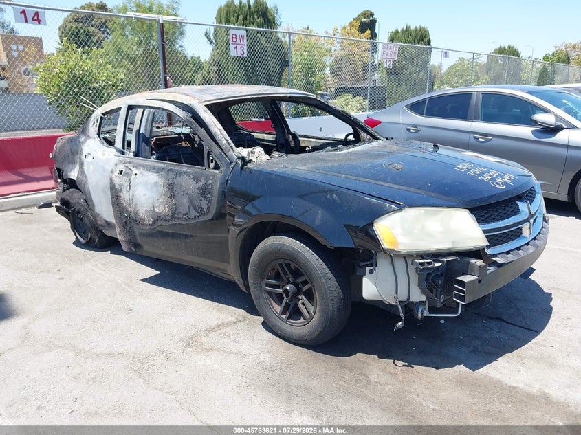 Vin: 1c3cdzab5dn632446, lot: 46262370, dodge avenger se 2013 img_1