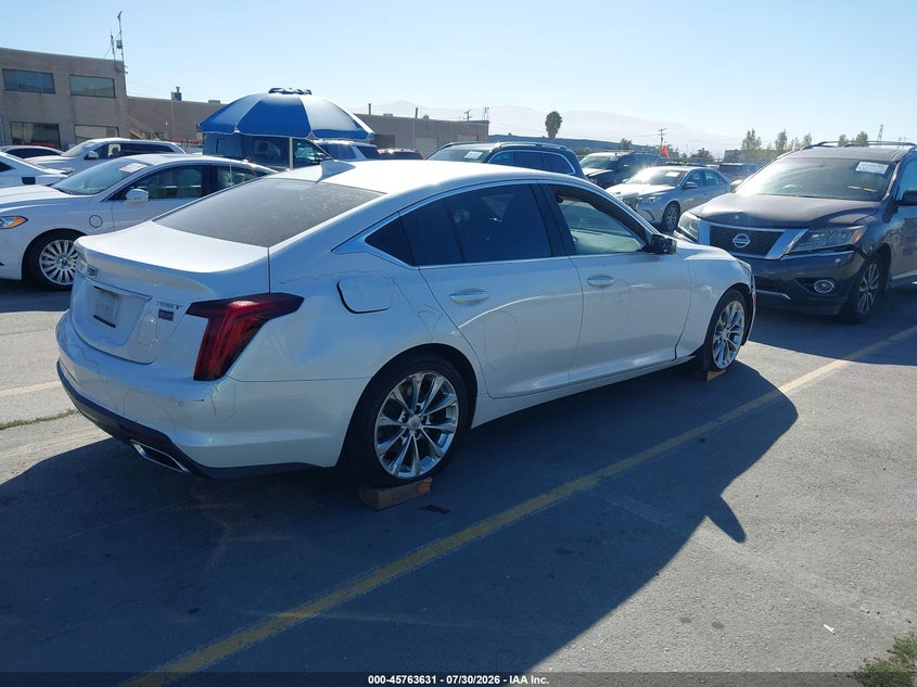 Vin: 1g6dn5rk2l0118983, lot: 46262380, cadillac ct5 premium luxury 20204
