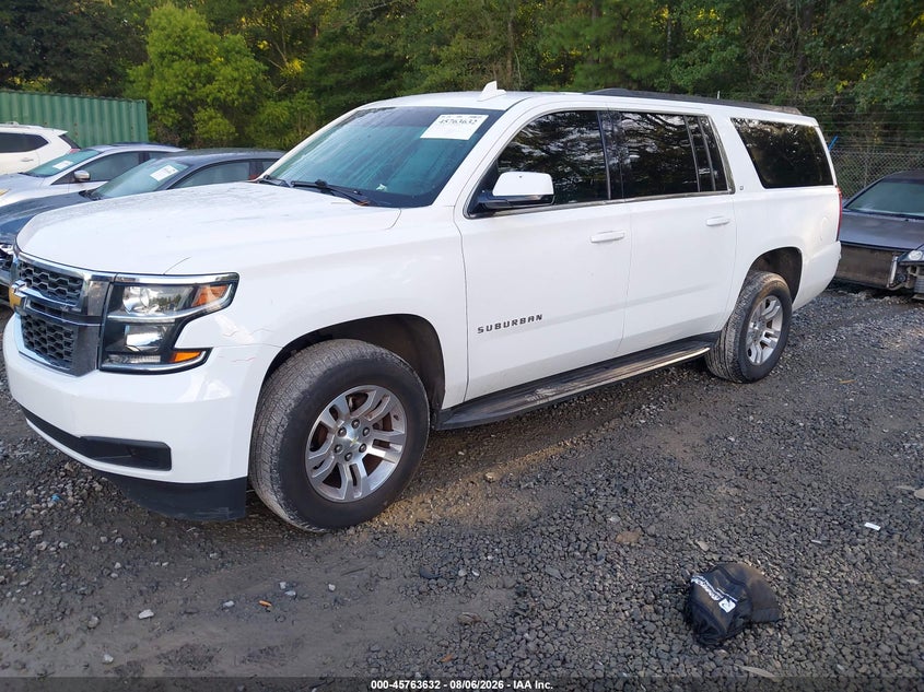 Vin: 1gnschkc6kr206452, lot: 46262381, chevrolet suburban lt 20192