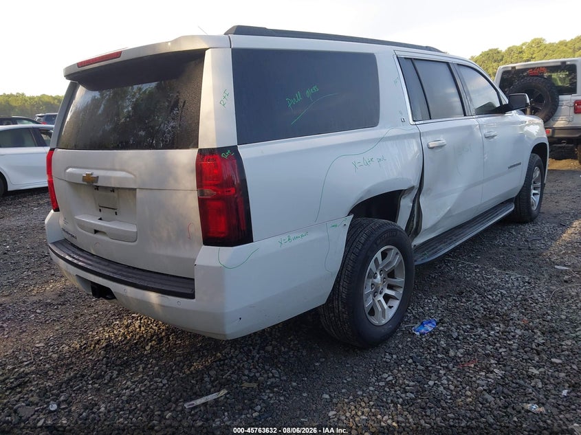 Vin: 1gnschkc6kr206452, lot: 46262381, chevrolet suburban lt 20194