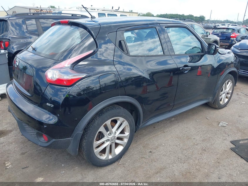 Vin: jn8af5mv0ft557962, lot: 46262404, nissan juke s 20154