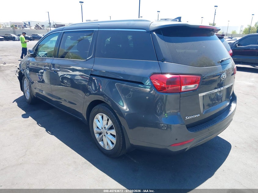 Vin: kndmc5c14h6274949, lot: 46262421, kia sedona ex 20173