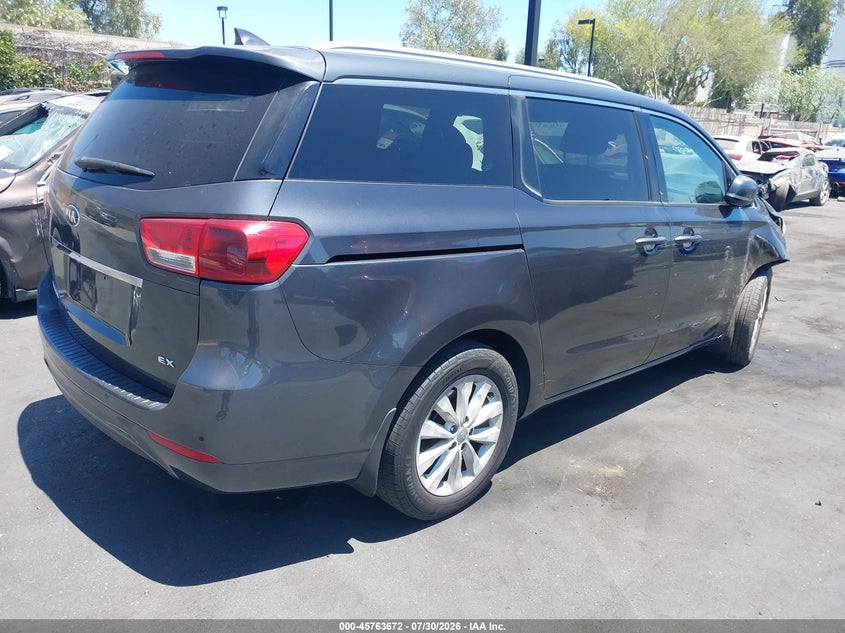 Vin: kndmc5c14h6274949, lot: 46262421, kia sedona ex 20174