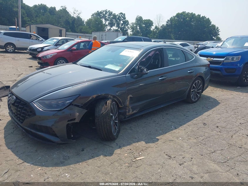 Vin: kmhl34j26na230215, lot: 46262437, hyundai sonata limited 20222