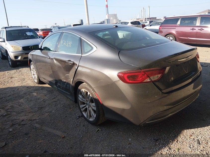 Vin: 1c3cccab9fn539402, lot: 46262447, chrysler 200 limited 20153