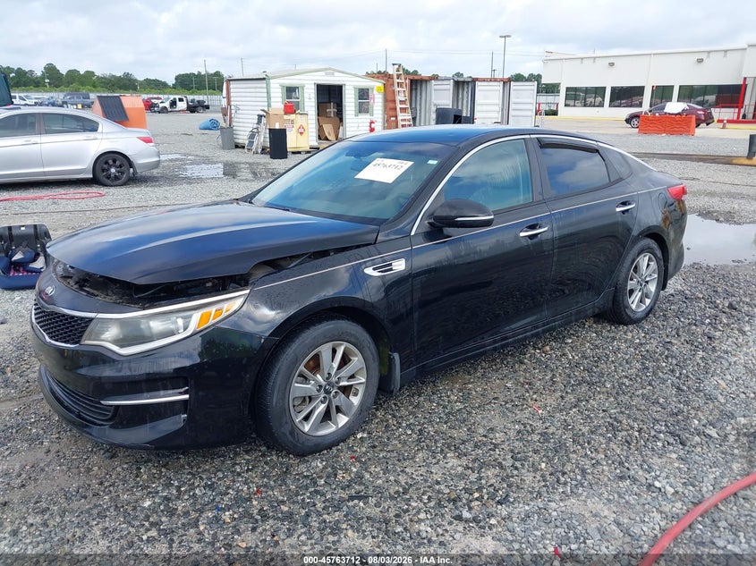 Vin: 5xxgt4l18gg061834, lot: 46262461, kia optima lx turbo 20162