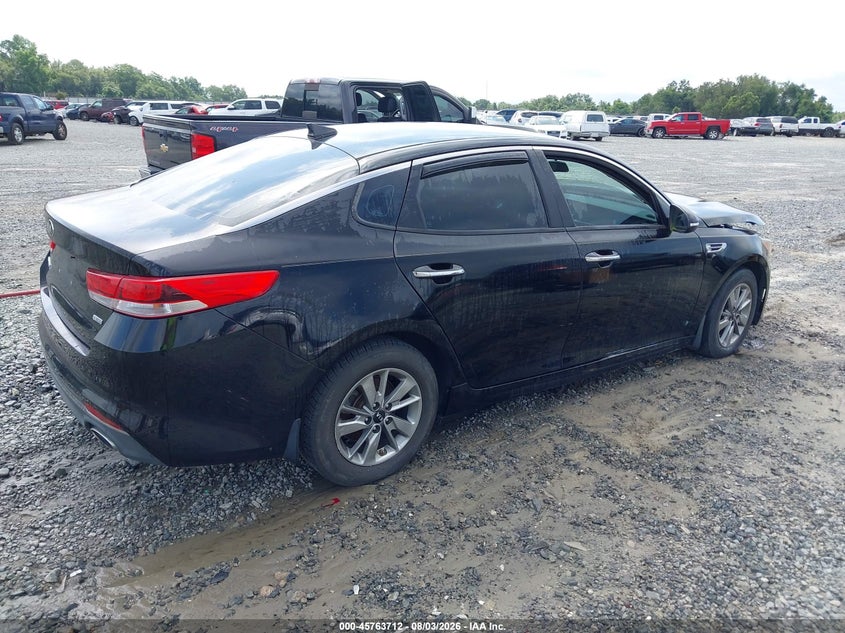 Vin: 5xxgt4l18gg061834, lot: 46262461, kia optima lx turbo 20164