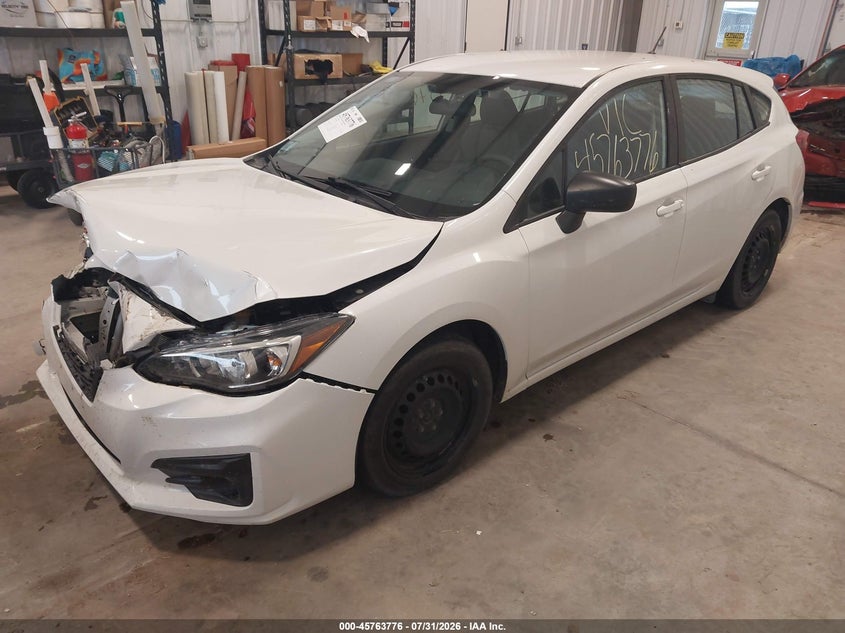 Vin: 4s3gtab60k3746124, lot: 46262525, subaru impreza 2.0i 20192