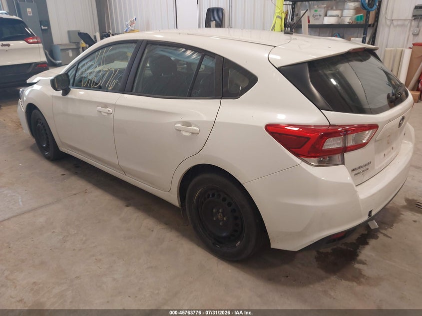 Vin: 4s3gtab60k3746124, lot: 46262525, subaru impreza 2.0i 20193