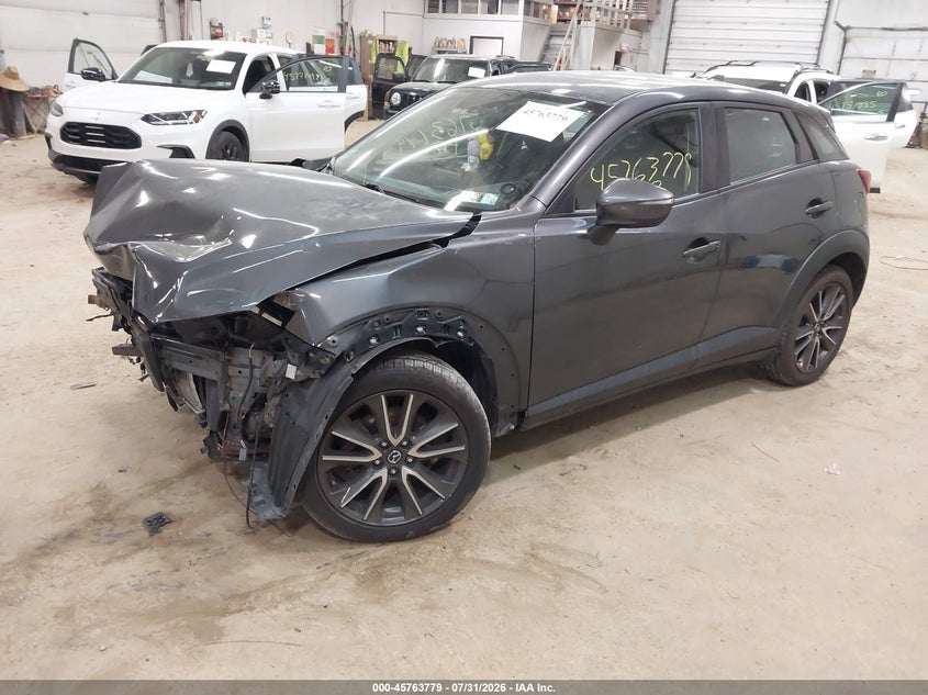 Vin: jm1dkfc77h0142266, lot: 46262528, mazda cx-3 touring 20172