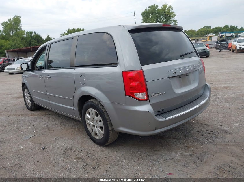 Vin: 2c4rdgbg7hr865886, lot: 46262542, dodge grand caravan se 20173