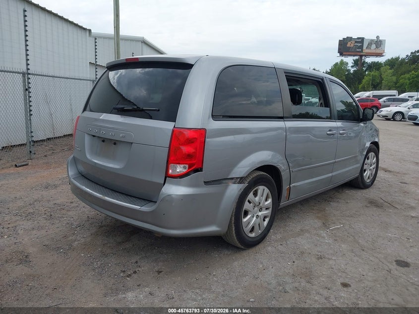 Vin: 2c4rdgbg7hr865886, lot: 46262542, dodge grand caravan se 20174