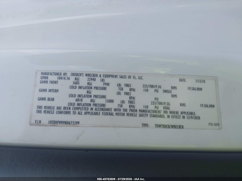 2022 CHEVROLET SILVERADO 4500HD auction photo 8