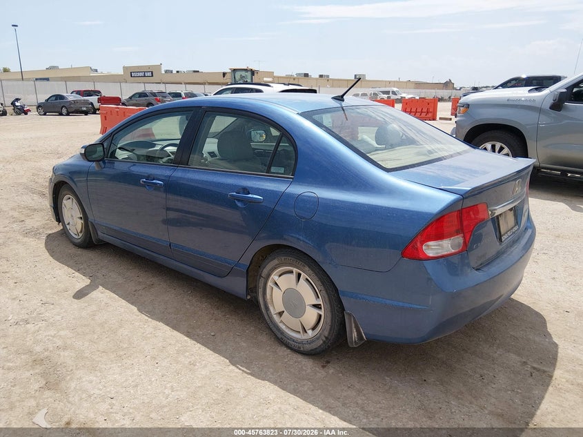 2009 HONDA CIVIC HYBRID auction photo 3